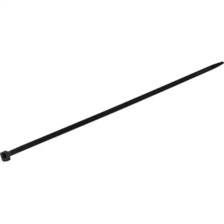 100 DRESSELHAUS Cable Tie Fasteners, BLACK, 3.6 x 140 mm