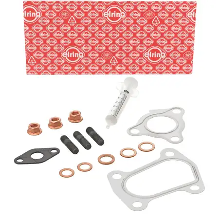 ELRING 897.930 Montagesatz Dichtungssatz Turbolader Lader Satz f&uuml;r OPEL Astra G H 1.7 CDTI