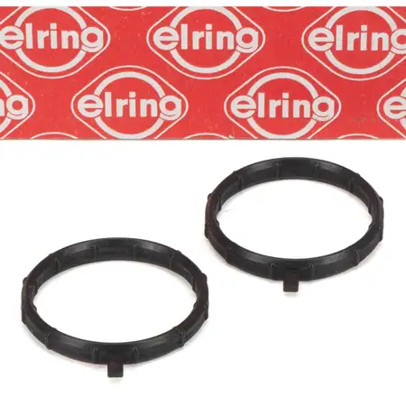 2x ELRING Dichtung Thermostatgeh&auml;use f&uuml;r PORSCHE Cayenne Macan Panamera 94810612402