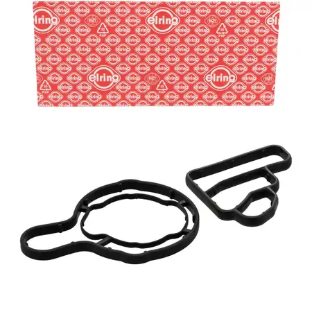 ELRING 081.520 Dichtungssatz &Ouml;lfiltergeh&auml;use f&uuml;r VW Touareg AUDI A4 B8 A6 C7 Q5 8RB 3.0D