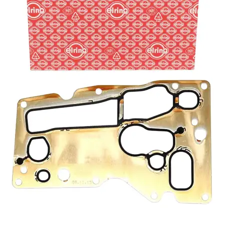 ELRING 733.500 Oil Cooler Gasket Oil cooler gasket for BMW 5 Series F10, F11, X5 E70, F15, E71, N57