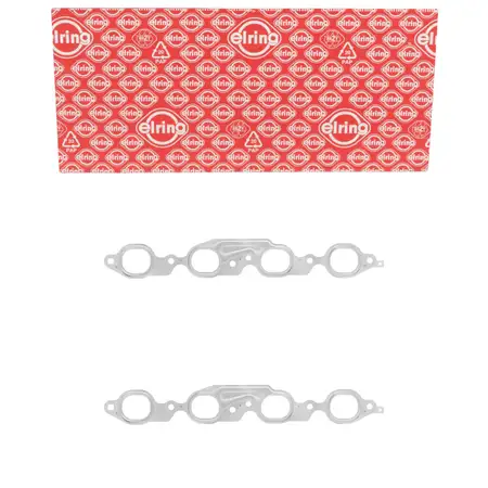 2x ELRING 043.700 Abgaskr&uuml;mmerdichtung Dichtung f&uuml;r CHEVROLET Convertible 5.7 ab Bj. 09.00