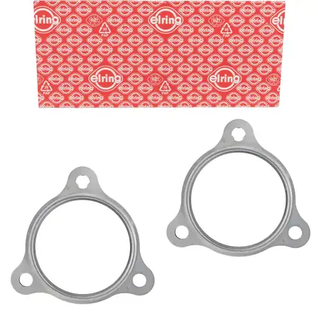 2x ELRING 475.330 Dichtung Abgasrohr f&uuml;r AUDI A4 B8 A6 C6 C7 C8 PORSCHE Macan SEAT Exeo