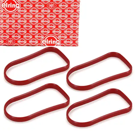 4x ELRING 380.771 Dichtung Ansaugkr&uuml;mmer f&uuml;r MERCEDES W204 W211 Sprinter OM646 6460980280