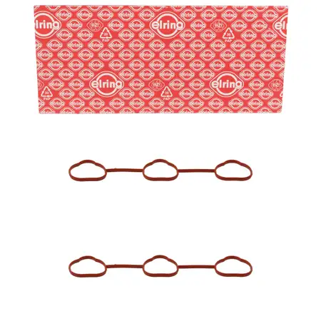 2x ELRING 198.050 Ansaugkr&uuml;mmerdichtung Dichtung f&uuml;r OPEL Omega B Vectra B 2.0 3.090501652