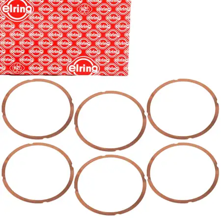 6x ELRING 052.477 Cylinder Liner Gasket for PORSCHE 911 2.7 / Carrera 91110419200