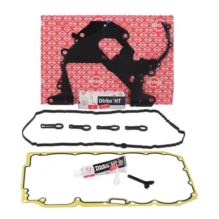 ELRING Ventildeckel + Steuergeh&auml;use + &Ouml;lwannendichtung f&uuml;r BMW E81-88 E90-93 E60/61 N47