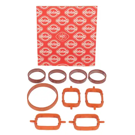 ELRING 228.680 Dichtungssatz Ansaugkr&uuml;mmer f&uuml;r BMW E81-88 E46 E90-93 E60 E61 M47 N47