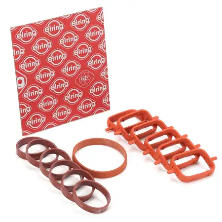 ELRING 228.690 Dichtungssatz Ansaugkr&uuml;mmer f&uuml;r BMW E46 E90-93 E39 E60 E61 M57 N57