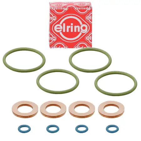 4x ELRING Dichtungssatz Einspritzd&uuml;se f&uuml;r VOLVO S/V/XC60 V/XC70 S/V/XC90 D2 D3 D4 D5