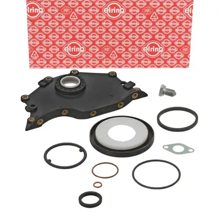ELRING 196.200 Dichtungssatz Kurbelgeh&auml;use f&uuml;r VW Golf 4 5 AUDI A3 PORSCHE Cayenne 3.2