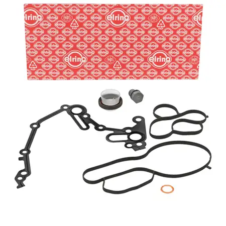 ELRING 308.590 Dichtungssatz Kurbelgeh&auml;use f&uuml;r VW Golf 7 Polo 5 6 AUDI A1 A3 SEAT Leon 1.0
