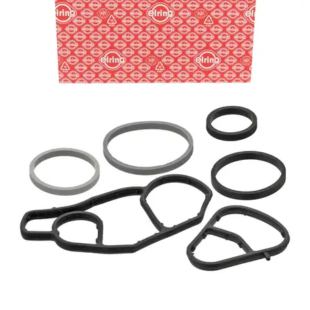 ELRING 747.080 Dichtungssatz &Ouml;lk&uuml;hler &Ouml;lfiltergeh&auml;use &Ouml;lk&uuml;hlerdichtungssatz