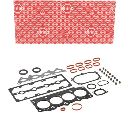 ELRING 431.590 Zylinderkopfdichtung Satz f&uuml;r FIAT Doblo Bravo 2 Panda Punto Tipo Stilo 1.4