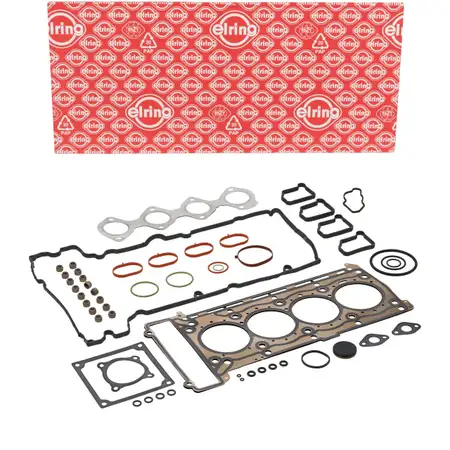 ELRING 431.650 Zylinderkopfdichtung + Ventildeckeldichtung Satz f&uuml;r MERCEDES W203 M271