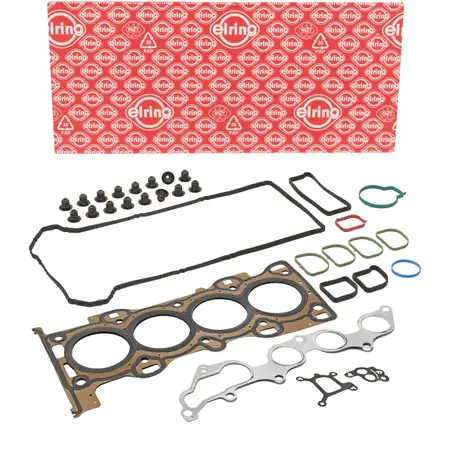ELRING 527.140 Zylinderkopfdichtung + Ventildeckeldichtung Satz f&uuml;r FORD Focus C-Max 1.8