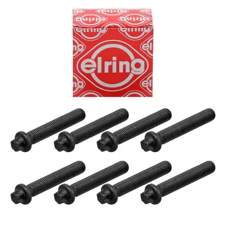 8x ELRING 038.970 Pleuelschraube M9x1,25x50 f&uuml;r AUDI CUPRA PORSCHE SEAT SKODA VW