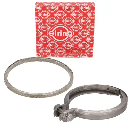 ELRING Dichtung Abgasrohr + Rohrschelle f&uuml;r BMW N13 N54 N55 N63 N74 S55 S58 S63