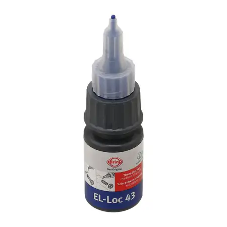 ELRING 700.501 Schraubensicherung Sicherungskleber mittelfest BLAU -55&deg;C bis +180&deg;C 10ml