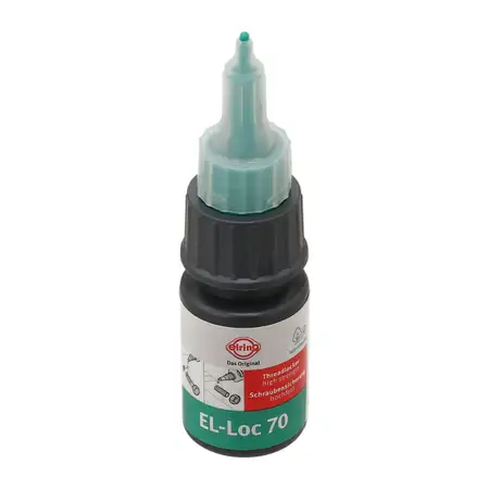 ELRING 700.521 Schraubensicherung Sicherungskleber hochfest GR&Uuml;N -55&deg;C bis +180&deg;C 10ml
