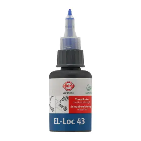 ELRING 954.000 Schraubensicherung Sicherungskleber mittelfest BLAU -55&deg;C bis +180&deg;C 50ml
