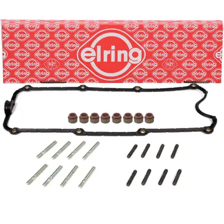 ELRING Ventildeckeldichtung + Bolzen + Schaftdichtungen f&uuml;r VW Golf 3 Passat T4 1.8 2.0