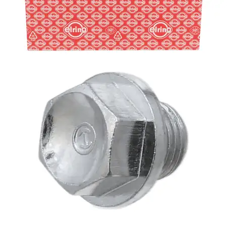 ELRING 587.330 Oil drain plug, oil pan, M14x1.5x11, for OPEL, SUZUKI, CHEVROLET, DAEWOO