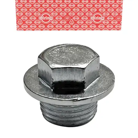 ELRING 057.420 &Ouml;lablassschraube Verschlussschraube &Ouml;lwanne M16x1,5x10 f&uuml;r TOYOTA SUBARU