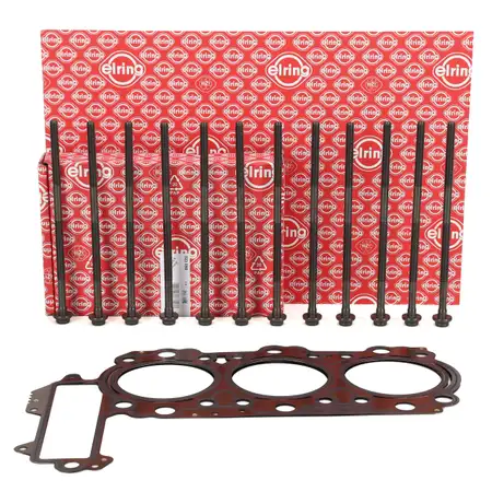 ELRING Zylinderkopfdichtung + Schrauben Satz f&uuml;r PORSCHE 997 3.8 Carrera S / 4S 355/381 PS