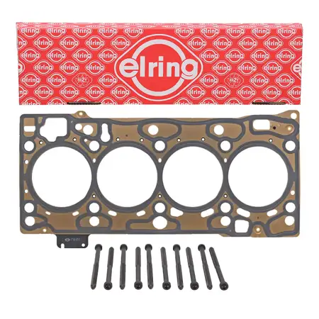 ELRING Zylinderkopfdichtung 1,55MM + Schraubensatz f&uuml;r VW Golf 7 Passat B8 Polo 6 1.6 TDI