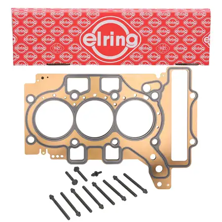 ELRING Zylinderkopfdichtung + Schrauben f&uuml;r ALFA ROMEO DS FIAT JEEP OPEL PSA TOYOTA 1.2