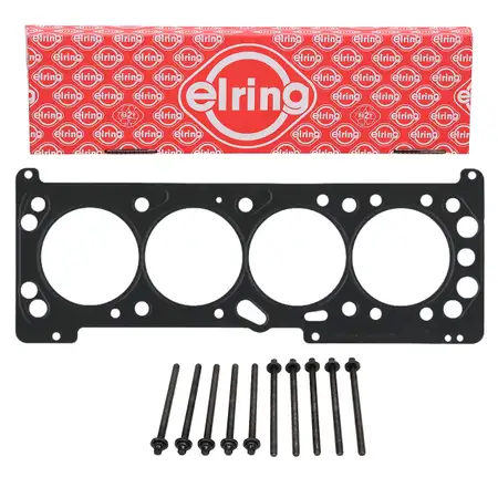 ELRING Zylinderkopfdichtung + Schrauben f&uuml;r OPEL Astra G Vectra B C Zafira A B 1.6 Z16XE