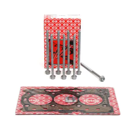 ELRING Zylinderkopfdichtung + Schrauben f&uuml;r VW Polo 9N Fox Ibiza 3 Fabia 1 2 1.2 54/60 PS