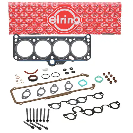 ELRING Zylinderkopfdichtung Satz 1,55MM + Schrauben f&uuml;r VW Golf 1 2 Passat B2 1.6 D/TD