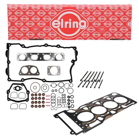 ELRING Zylinderkopfdichtung Satz 0,70MM + Schrauben f&uuml;r BMW E87 E90 E91 2.0 N46