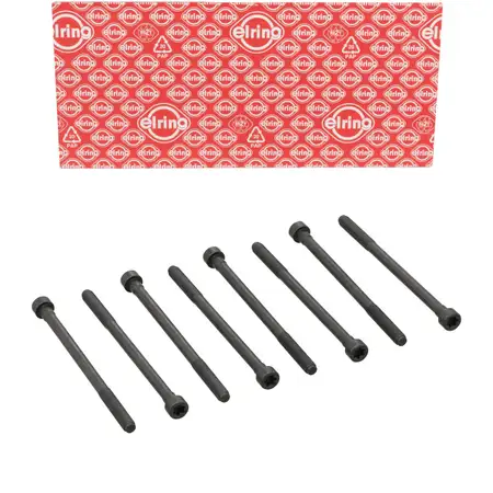 8x ELRING 007.190 Zylinderkopfschraube M9x1,25x145mm f&uuml;r SMART Forfour 454 1.1 1350160069