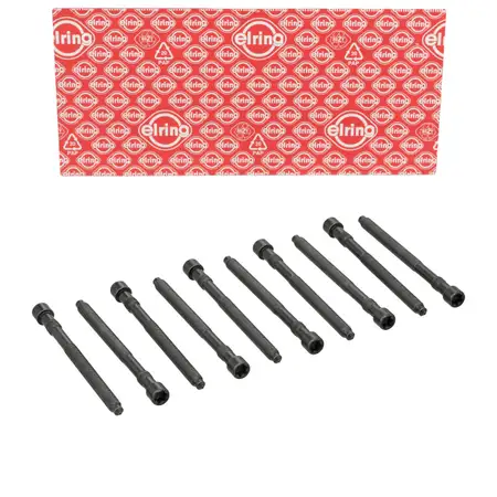 10x ELRING 057.410 Zylinderkopfschraube M10x1,5 f&uuml;r VW Passat B5.5 AUDI A4 B6 B7 A6 C5 2.0