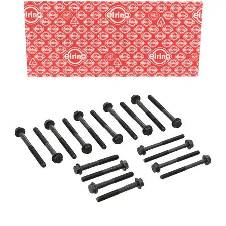 18x ELRING 114.270 cylinder head bolt for LAND ROVER Range Rover 1 Defender 2.5D