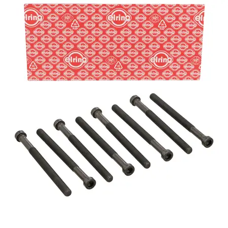 8x ELRING 130.110 Zylinderkopfschraube f&uuml;r VW Passat B5.5 AUDI A4 B6-8 A6 C5 .5-3.0 TDI
