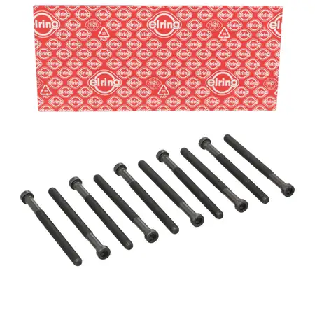 10x ELRING 130.120 Zylinderkopfschraube f&uuml;r VW Touareg 7P AUDI A8 D3/4 Cayenne 4.2 TDI