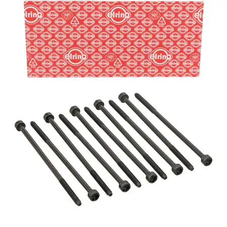 10x ELRING 152.080 Zylinderkopfschraube M10x1,25x254 f&uuml;r FIAT Punto 2 Stilo ALFA 156 1.8