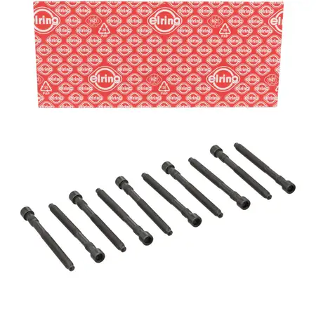 10x ELRING 215.000 Zylinderkopfschraube M10x1,5x115 f&uuml;r AUDI A4 S4 B6 B7 A6 C5 C6 4.2