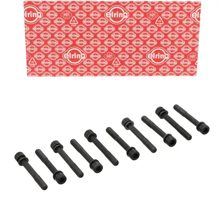 10x ELRING 220.790 Zylinderkopfschraube M10x1,25mm L&auml;nge 80mm f&uuml;r SUZUKI Alto 6 1.1