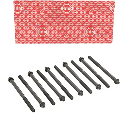 10x ELRING Zylinderkopfschraube M11x1,5 f&uuml;r BMW 5er 6er 7er N63 S63 ab 11.11 11127607557