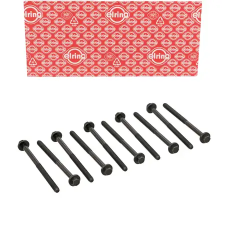 10x ELRING 257.910 Zylinderkopfschraube f&uuml;r OPEL Astra G J Insignia A Vectra C 2.0-2.4