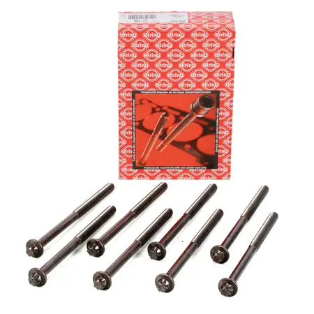 8x ELRING 258920 Zylinderkopfschraube f&uuml;r MERCEDES W203 W204 W211 Vito M272 2760160069