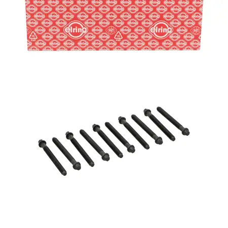 10x ELRING 272.010 Zylinderkopfschraube f&uuml;r RENAULT Megane 1-3 Scenic 1-3 Laguna 1.9D