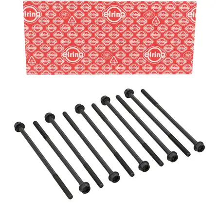 10x ELRING 445.680 Zylinderkopfschraube M10x1,25x250 f&uuml;r ALFA ROMEO 159 Giulietta 1.8 TBi