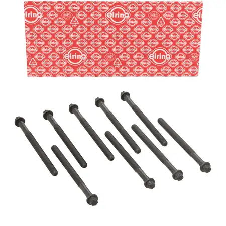 10x ELRING 455.730 Zylinderkopfschraube f&uuml;r MERCEDES W204/205 W212/213 C257 R172 M260-274