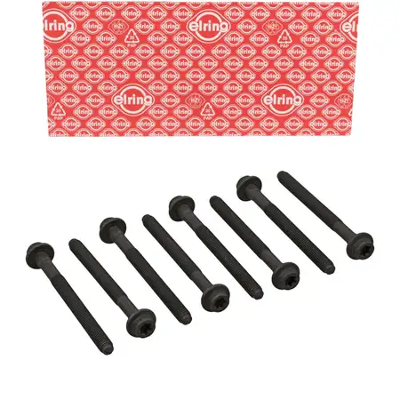 8x ELRING 450.860 Zylinderkopfschraube M12 f&uuml;r FORD Explorer 2-4 LAND ROVER Discovery 4.0